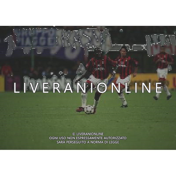 MILANO 25-08-1996 SUPERCOPPA ITALIANA MILAN FIORENTINA NELLA FOTO GEORGE WEAH AG ALDO LIVERANI SAS