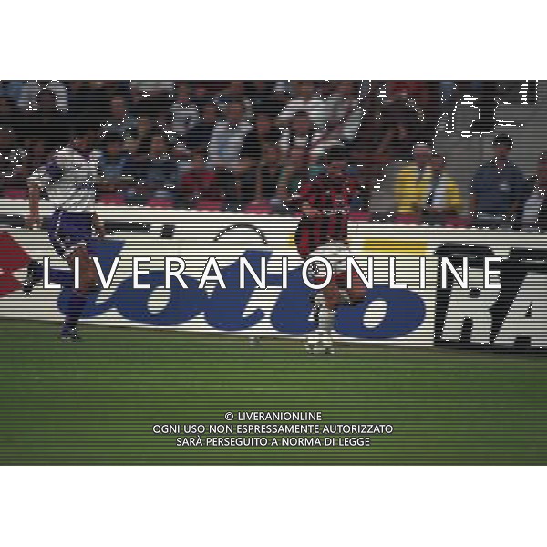 MILANO 25-08-1996 SUPERCOPPA ITALIANA MILAN FIORENTINA NELLA FOTO MARCO SIMONE AG ALDO LIVERANI SAS