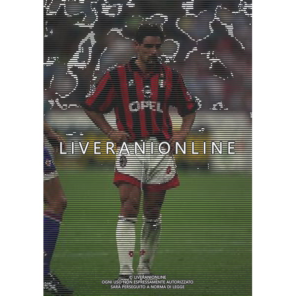 MILANO 25-08-1996 SUPERCOPPA ITALIANA MILAN FIORENTINA NELLA FOTO MARCO SIMONE AG ALDO LIVERANI SAS
