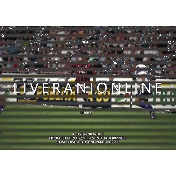 MILANO 25-08-1996 SUPERCOPPA ITALIANA MILAN FIORENTINA NELLA FOTO EDGARD DAVIDS AG ALDO LIVERANI SAS