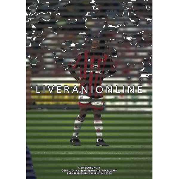 MILANO 25-08-1996 SUPERCOPPA ITALIANA MILAN FIORENTINA NELLA FOTO EDGARD DAVIDS AG ALDO LIVERANI SAS