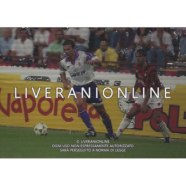 MILANO 25-08-1996 SUPERCOPPA ITALIANA MILAN FIORENTINA NELLA FOTO GIULIO FALCONE AG ALDO LIVERANI SAS