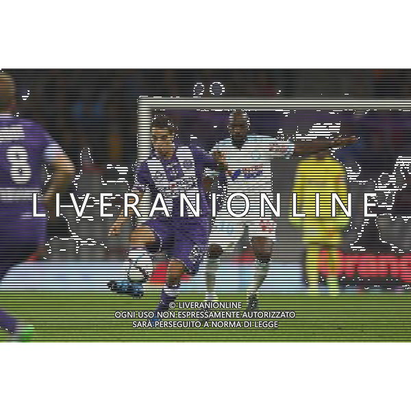 Wissam Ben Yedder / Lassana Diarra - 23.09.2015 - Toulouse / Marseille - 7eme journee de Ligue 1 Photo : Manuel Blondeau / Icon Sport /AGENZIA ALDO LIVERANI Sas - ITALY ONLY - EDITORIAL USE ONLY