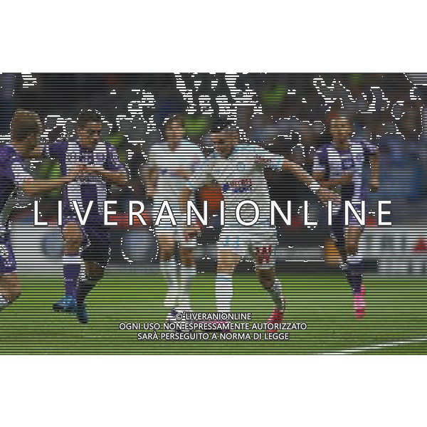 Wissam Ben Yedder / Remy Cabella - 23.09.2015 - Toulouse / Marseille - 7eme journee de Ligue 1 Photo : Manuel Blondeau / Icon Sport /AGENZIA ALDO LIVERANI Sas - ITALY ONLY - EDITORIAL USE ONLY