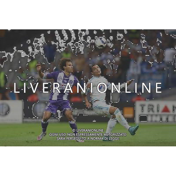 Martin Braithwaite / Karim Rekik - 23.09.2015 - Toulouse / Marseille - 7eme journee de Ligue 1 Photo : Manuel Blondeau / Icon Sport /AGENZIA ALDO LIVERANI Sas - ITALY ONLY - EDITORIAL USE ONLY
