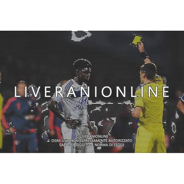 Carton Jaune Samuel UMTITI / Benoit BASTIEN - 23.09.2015 - Lyon / Bastia - 7eme journee de Ligue 1 Photo : Jean Paul Thomas / Icon Sport /AGENZIA ALDO LIVERANI Sas - ITALY ONLY - EDITORIAL USE ONLY