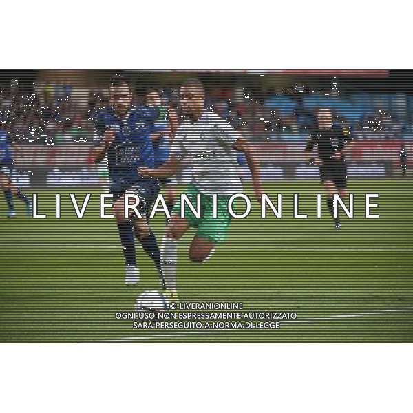 Kevin MONNET PAQUET / Matthieu SAUNIER - 23.09.2015 - Troyes / Saint Etienne - 7eme journee Ligue 1 Photo : Nolwenn Le Gouic / Icon Sport /AGENZIA ALDO LIVERANI Sas - ITALY ONLY - EDITORIAL USE ONLY