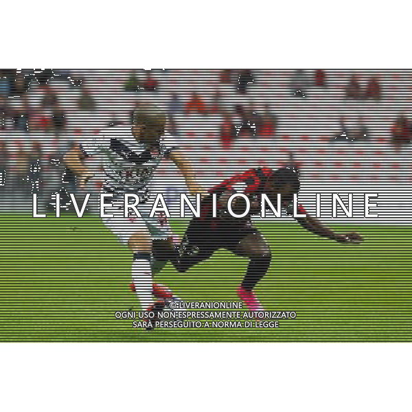 Wahbi Khazri / Ricardo Pereira - 23.09.2015 - Nice / Bordeaux - 7eme journee de Ligue 1 Photo : Sebastien Nogier / Icon Sport /AGENZIA ALDO LIVERANI Sas - ITALY ONLY - EDITORIAL USE ONLY