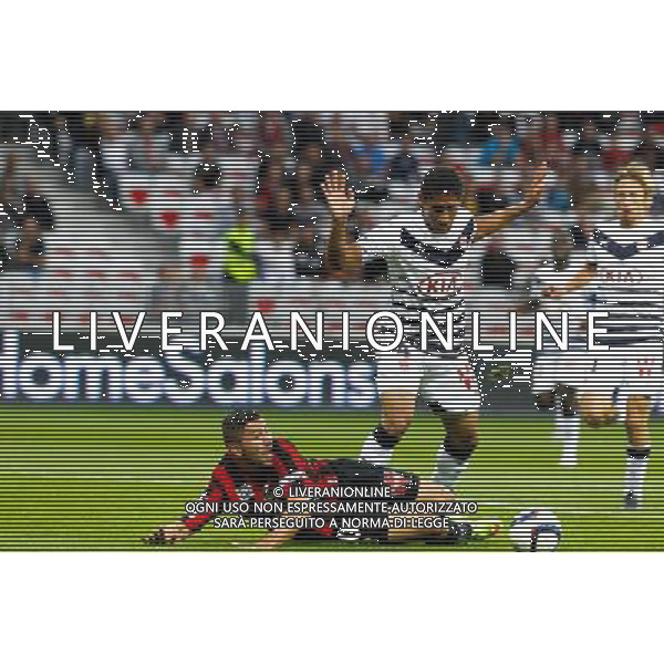 Mickael Le Bihan / Pablo - 23.09.2015 - Nice / Bordeaux - 7eme journee de Ligue 1 Photo : Sebastien Nogier / Icon Sport /AGENZIA ALDO LIVERANI Sas - ITALY ONLY - EDITORIAL USE ONLY