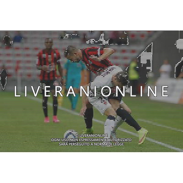 Mickael Le Bihan / Frederic Guilbert - 23.09.2015 - Nice / Bordeaux - 7eme journee de Ligue 1 Photo : Sebastien Nogier / Icon Sport /AGENZIA ALDO LIVERANI Sas - ITALY ONLY - EDITORIAL USE ONLY