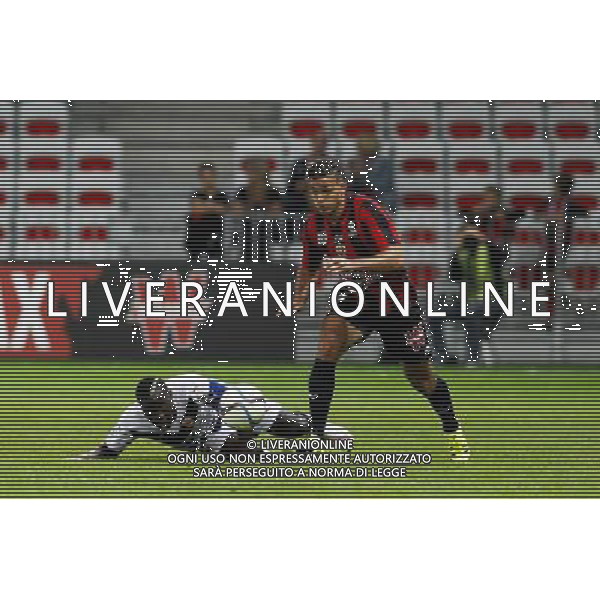 Hatem Ben Arfa / Henri Saivet - 23.09.2015 - Nice / Bordeaux - 7eme journee de Ligue 1 Photo : Sebastien Nogier / Icon Sport /AGENZIA ALDO LIVERANI Sas - ITALY ONLY - EDITORIAL USE ONLY
