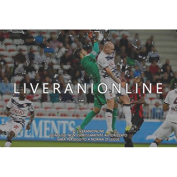 Mouez Hassen / Nicolas Pallois - 23.09.2015 - Nice / Bordeaux - 7eme journee de Ligue 1 Photo : Sebastien Nogier / Icon Sport /AGENZIA ALDO LIVERANI Sas - ITALY ONLY - EDITORIAL USE ONLY