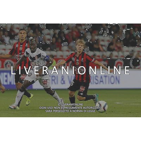 Vincent Koziello / Henri Saivet - 23.09.2015 - Nice / Bordeaux - 7eme journee de Ligue 1 Photo : Sebastien Nogier / Icon Sport /AGENZIA ALDO LIVERANI Sas - ITALY ONLY - EDITORIAL USE ONLY