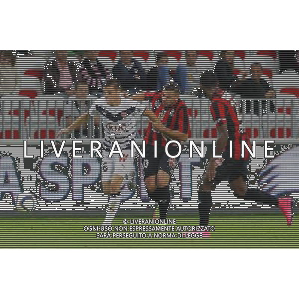 Mickael Le Bihan / Frederic Guilbert - 23.09.2015 - Nice / Bordeaux - 7eme journee de Ligue 1 Photo : Sebastien Nogier / Icon Sport /AGENZIA ALDO LIVERANI Sas - ITALY ONLY - EDITORIAL USE ONLY