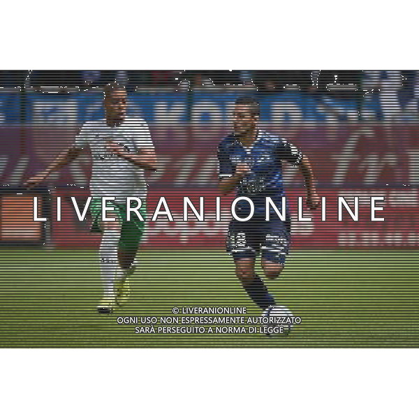 Kevin MONNET PAQUET / Chaouki BEN SAADA - 23.09.2015 - Troyes / Saint Etienne - 7eme journee Ligue 1 Photo : Nolwenn Le Gouic / Icon Sport /AGENZIA ALDO LIVERANI Sas - ITALY ONLY - EDITORIAL USE ONLY