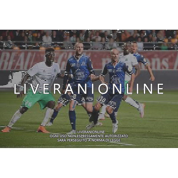 Stephane DARBION / Benjamin NIVET / Moustapha SALL - 23.09.2015 - Troyes / Saint Etienne - 7eme journee Ligue 1 Photo : Nolwenn Le Gouic / Icon Sport /AGENZIA ALDO LIVERANI Sas - ITALY ONLY - EDITORIAL USE ONLY