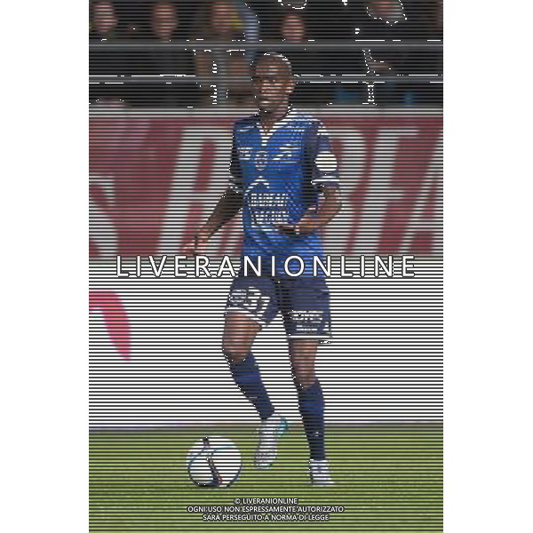 Anele Calvin NGCONGCA - 23.09.2015 - Troyes / Saint Etienne - 7eme journee Ligue 1 Photo : Nolwenn Le Gouic / Icon Sport /AGENZIA ALDO LIVERANI Sas - ITALY ONLY - EDITORIAL USE ONLY