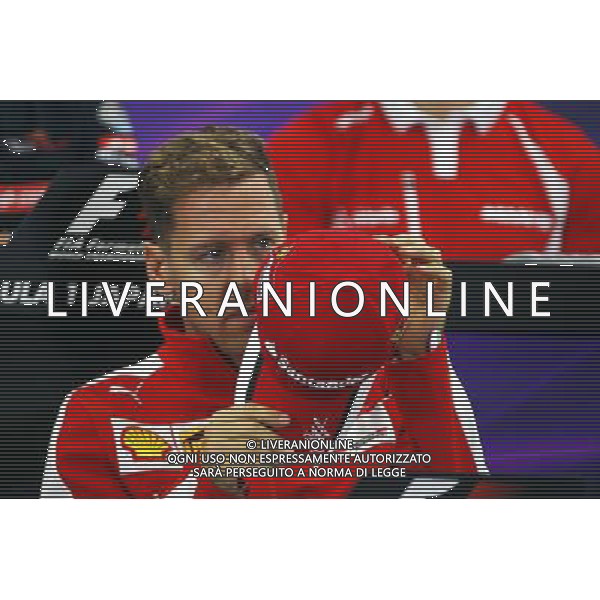Sebastian Vettel (GER) Ferrari in the FIA Press Conference. 24.09.2015. Formula 1 World Championship, Rd 14, Japanese Grand Prix, Suzuka, Japan, Preparation Day. AG ALDO LIVERANI SAS ONLY ITALY