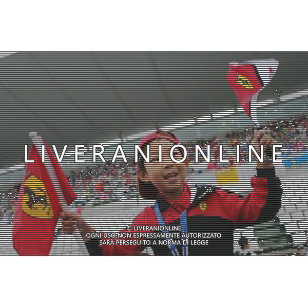 A young Ferrari fan. 24.09.2015. Formula 1 World Championship, Rd 14, Japanese Grand Prix, Suzuka, Japan, Preparation Day. AG ALDO LIVERANI SAS ONLY ITALY