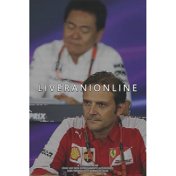 Luigi Fraboni (ITA) Ferrari Head of Engine Trackside Operations in the FIA Press Conference. 25.09.2015. Formula 1 World Championship, Rd 14, Japanese Grand Prix, Suzuka, Japan, Practice Day. AG ALDO LIVERANI SAS ONLY ITALY