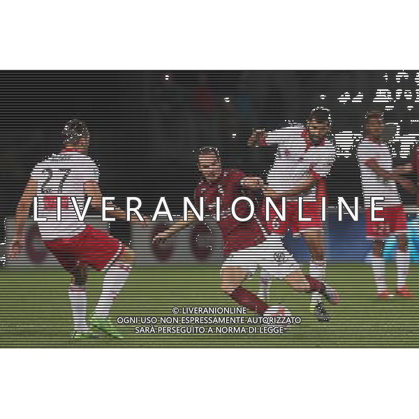 Kevin LEJEUNE / Adil HERMACH - 25.09.2015 - Metz / Nimes - 9eme journee de Ligue 2 Photo : Fred Marvaux / Icon Sport AG ALDO LIVERANI SAS ONLY ITALY