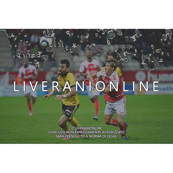 Marko BASA / Franck SIGNORINO - 25.09.2015 - Reims / Lille - 8eme journee de Ligue 1 Photo : Dave Winter / Icon Sport AG ALDO LIVERANI SAS ONLY ITALY