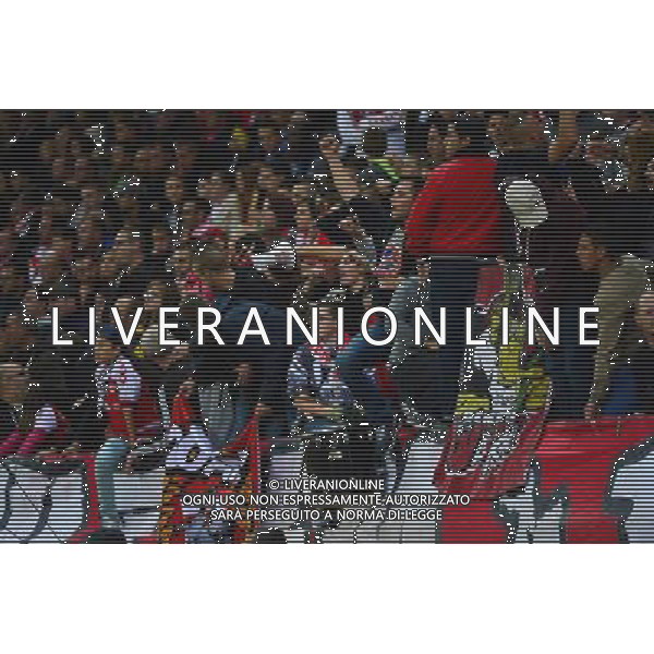 Supporters Reims - 25.09.2015 - Reims / Lille - 8eme journee de Ligue 1 Photo : Dave Winter / Icon Sport AG ALDO LIVERANI SAS ONLY ITALY