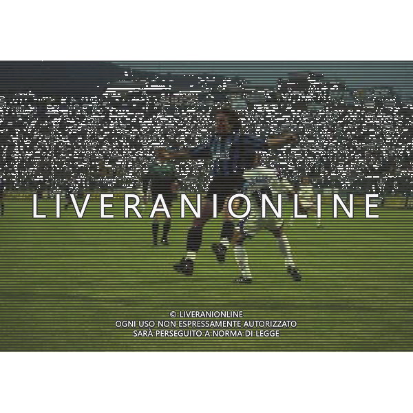 18-05-1996 BERGAMO ATALANTA FIORENTINA FINALE DI COPPA ITALIA NELLA FOTO PAVONE AG ALDO LIVERANI SAS
