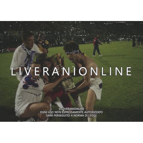 18-05-1996 BERGAMO ATALANTA FIORENTINA FINALE DI COPPA ITALIA NELLA FOTO GIOCATORI FIORENTINA CON LA COPPAITALIA AG ALDO LIVERANI SAS