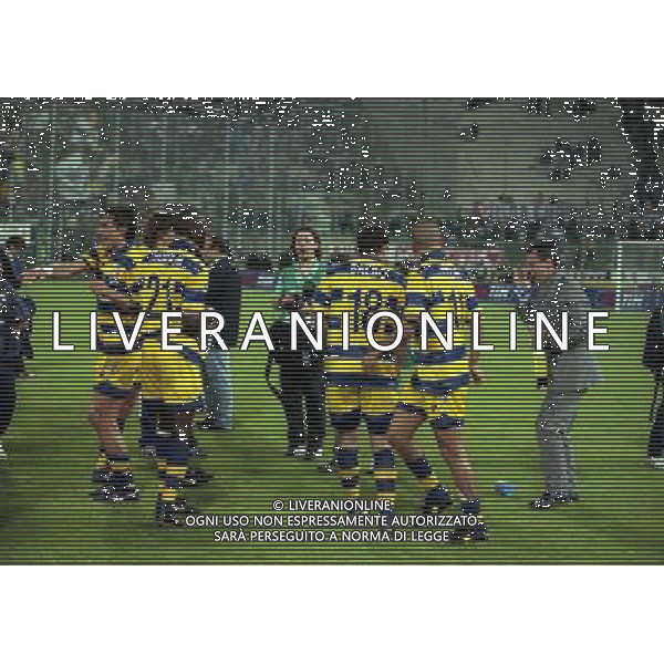 05-05-1999 FIORENTINA PARMA FINALE DI COPPA ITALIA NELLA FOTO ABBRACCI PARMA AG ALDO LIVERANI SAS
