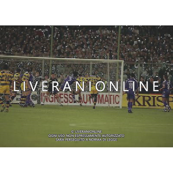05-05-1999 FIORENTINA PARMA FINALE DI COPPA ITALIA NELLA FOTO GOAL ENRICO CHIESA AG ALDO LIVERANI SAS