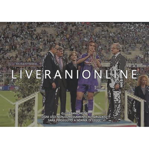 05-05-1999 FIORENTINA PARMA FINALE DI COPPA ITALIA NELLA FOTO FRANCO CARRARO-LUCIANO NIZZOLA-GABRIEL BATISTUTA AG ALDO LIVERANI SAS