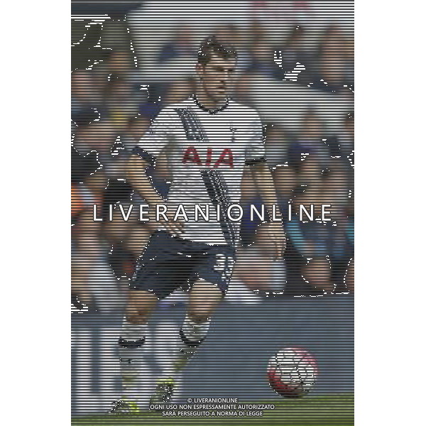 Tottenham Hotspur\'s Ben Davies in action during todays match Photographer Craig Mercer/CameraSport Football - Barclays Premiership - Tottenham Hotspur v Manchester City - Saturday 26th September 2015 - White Hart Lane - London © CameraSport - 43 Linden Ave. Countesthorpe. Leicester. England. LE8 5PG - Tel: +44 (0) 116 277 4147 - admin@camerasport.com - www.camerasport.com AG ALDO LIVERANI SAS ONLY ITALY