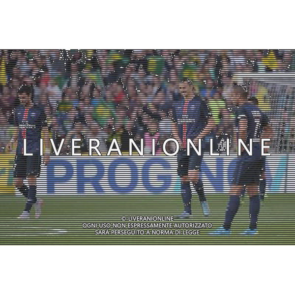 deception PSG - Zlatan IBRAHIMOVIC - 26.09.2015 - Nantes / PSG - 8eme journee Ligue 1 Photo : Nolwenn Le Gouic / Icon Sport AG ALDO LIVERANI SAS ONLY ITALY