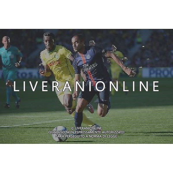 lucas MOURA / Birama TOURE - 26.09.2015 - Nantes / PSG - 8eme journee Ligue 1 Photo : Nolwenn Le Gouic / Icon Sport AG ALDO LIVERANI SAS ONLY ITALY