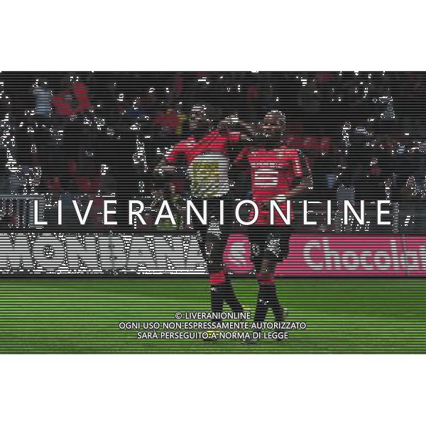 Joie Fallou Diagne - 26.09.2015 - Rennes / Troyes - 8eme journee de Ligue 1 Photo : Philippe Le Brech / Icon Sport /AGENZIA ALDO LIVERANI Sas - ITALY ONLY - EDITORIAL USE ONLY