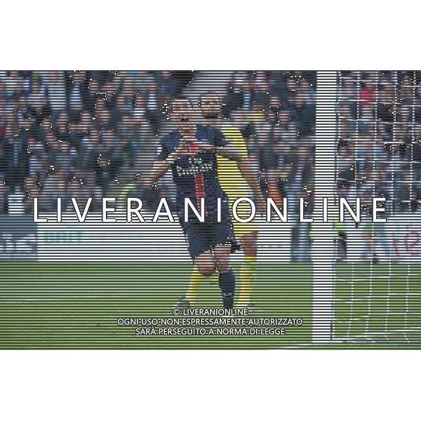 joie Angel DI MARIA - 26.09.2015 - Nantes / PSG - 8eme journee Ligue 1 Photo : Nolwenn Le Gouic / Icon Sport /AGENZIA ALDO LIVERANI Sas - ITALY ONLY - EDITORIAL USE ONLY