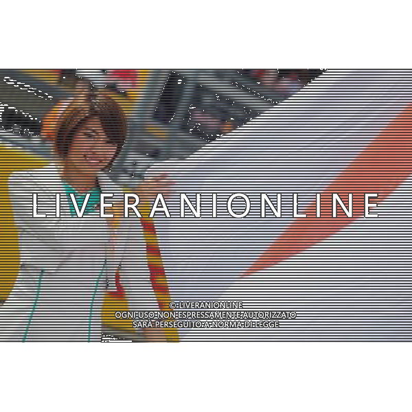 Grid girl. 27.09.2015. Formula 1 World Championship, Rd 14, Japanese Grand Prix, Suzuka, Japan, Race Day. AG ALDO LIVERANI SAS ONLY ITALY