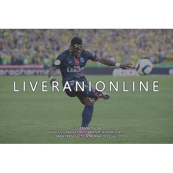 Serge AURIER - 26.09.2015 - Nantes / PSG - 8eme journee Ligue 1 Photo : Nolwenn Le Gouic / Icon Sport AG ALDO LIVERANI SAS ONLY ITALY