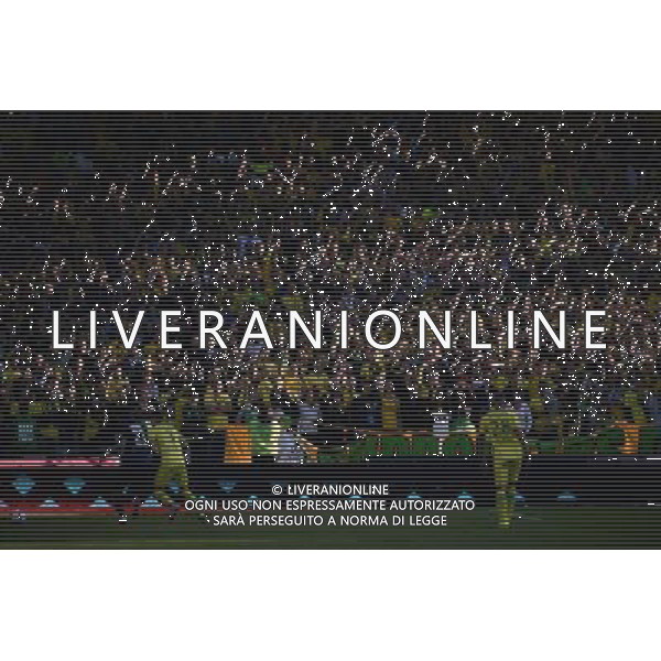 supporters Nantes - 26.09.2015 - Nantes / PSG - 8eme journee Ligue 1 Photo : Nolwenn Le Gouic / Icon Sport AG ALDO LIVERANI SAS ONLY ITALY