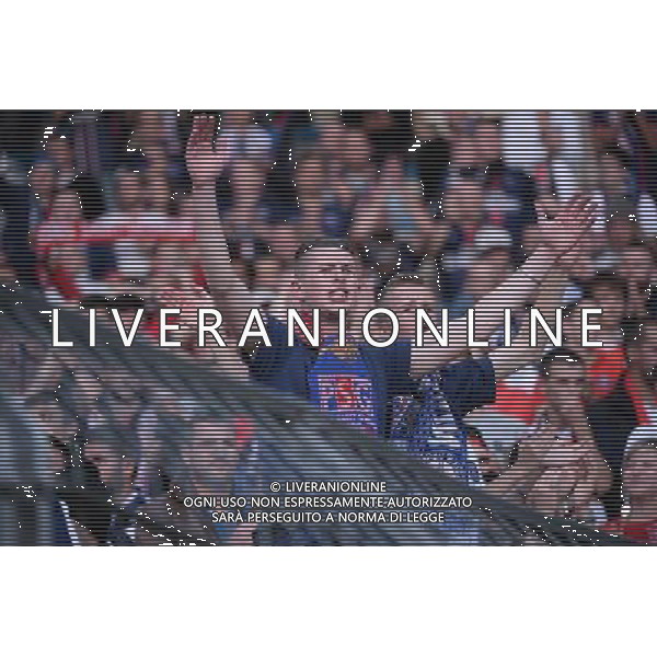 supporters PSG - 26.09.2015 - Nantes / PSG - 8eme journee Ligue 1 Photo : Nolwenn Le Gouic / Icon Sport AG ALDO LIVERANI SAS ONLY ITALY