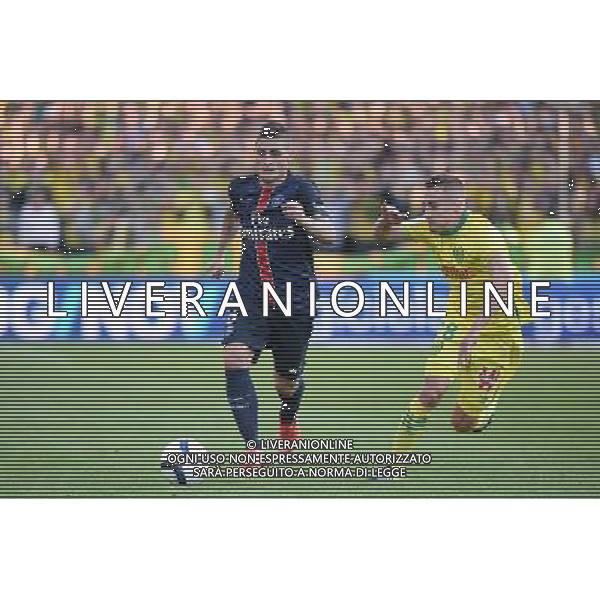 Valentin RONGIER / Marco VERRATTI - 26.09.2015 - Nantes / PSG - 8eme journee Ligue 1 Photo : Nolwenn Le Gouic / Icon Sport AG ALDO LIVERANI SAS ONLY ITALY