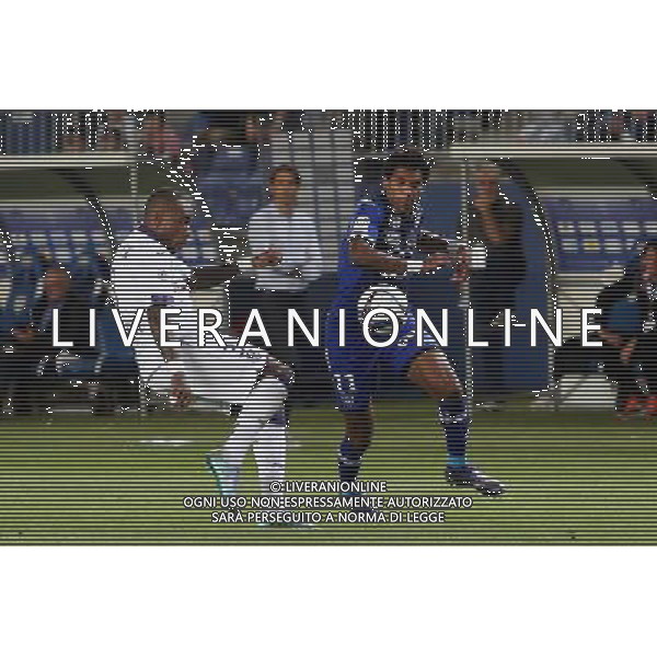 Jean Armel KANA BIYIK / BRANDAO - 26.09.2015 - Bastia / Toulouse - 8eme journee de Ligue 1 Photo : Michel Maestracci / Icon Sport AG ALDO LIVERANI SAS ONLY ITALY