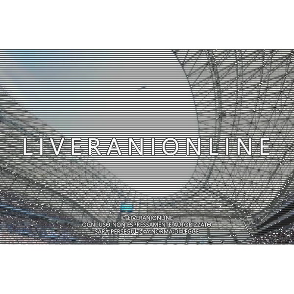 Helicoptere / Toit / huis clos partiel / Tribune vide - 27.09.2015 - Marseille / Angers - 8eme journee de Ligue 1 Photo : Gaston Petrelli / Icon Sport AG ALDO LIVERANI SAS ONLY ITALY