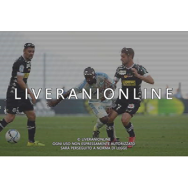 Lassana DIARRA / Olivier AURIAC - 27.09.2015 - Marseille / Angers - 8eme journee de Ligue 1 Photo : Gaston Petrelli / Icon Sport AG ALDO LIVERANI SAS ONLY ITALY