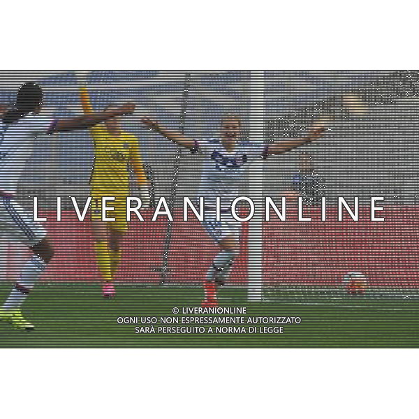 JOIE DE Ada HEGERBERG - 27.09.2015 - Lyon / PSG - 4eme journee de Division 1 Feminine Photo : Jean Paul Thomas / Icon Sport AG ALDO LIVERANI SAS ONLY ITALY