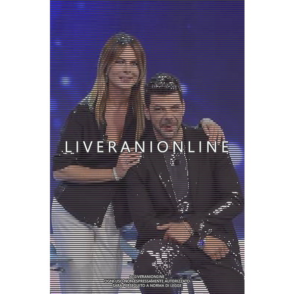 Roma - 27/09/2015 - Studi Rai Cinecitta\' -Trasmissione TV \' Domenica In \' - nella foto: Paola Perego e Salvo Sottile / Ph. Fabrizio Corradetti - Ag. Aldo Liverani sasÂ©Agenzia Aldo Liverani S.a.s.