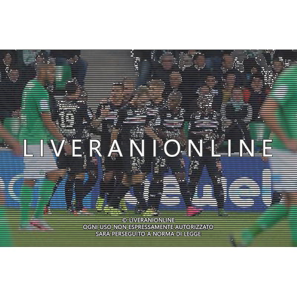 JOIE DE Hatem BEN ARFA - 27.09.2015 - Saint Etienne / Nice - 8eme journee de Ligue 1 Photo : Jean Paul Thomas / Icon Sport AG ALDO LIVERANI SAS ONLY ITALY