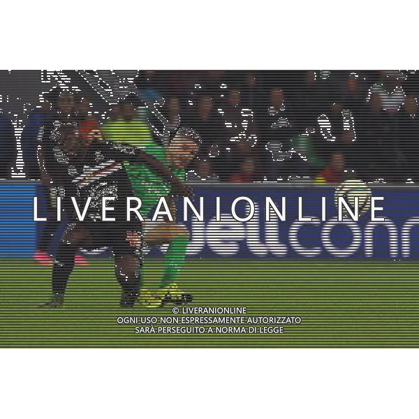 Nampalys MENDY / Fabien LEMOINE - 27.09.2015 - Saint Etienne / Nice - 8eme journee de Ligue 1 Photo : Jean Paul Thomas / Icon Sport AG ALDO LIVERANI SAS ONLY ITALY