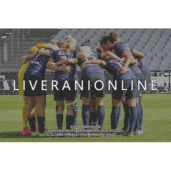 EQUIPE DU PSG - 27.09.2015 - Lyon / PSG - 4eme journee de Division 1 Feminine Photo : Jean Paul Thomas / Icon Sport *** Local Caption *** AG ALDO LIVERANI SAS ONLY ITALY *** Local Caption *** AG ALDO LIVERANI SAS ONLY ITALY
